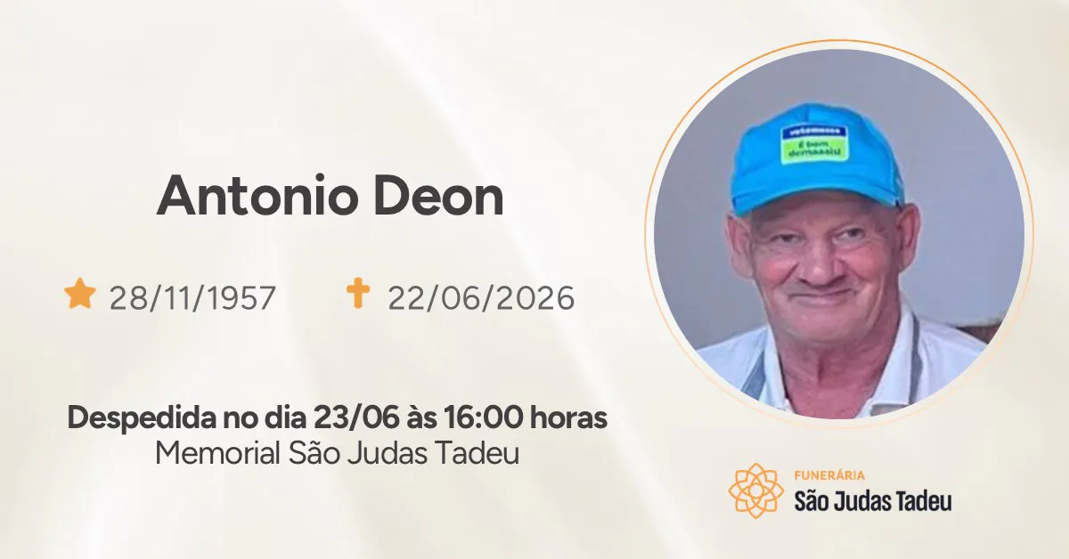 Nota de Falecimento - site