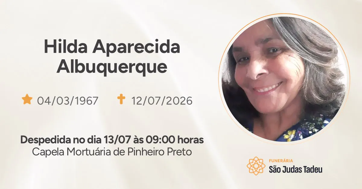 Nota de Falecimento - site