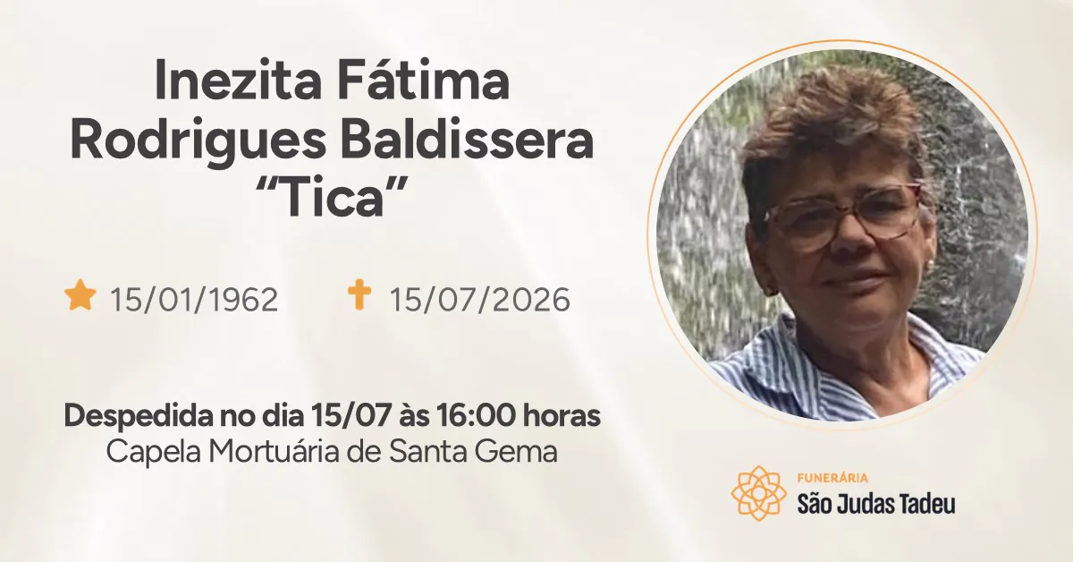 Nota de Falecimento - site