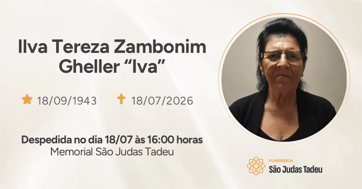 Nota de Falecimento - site