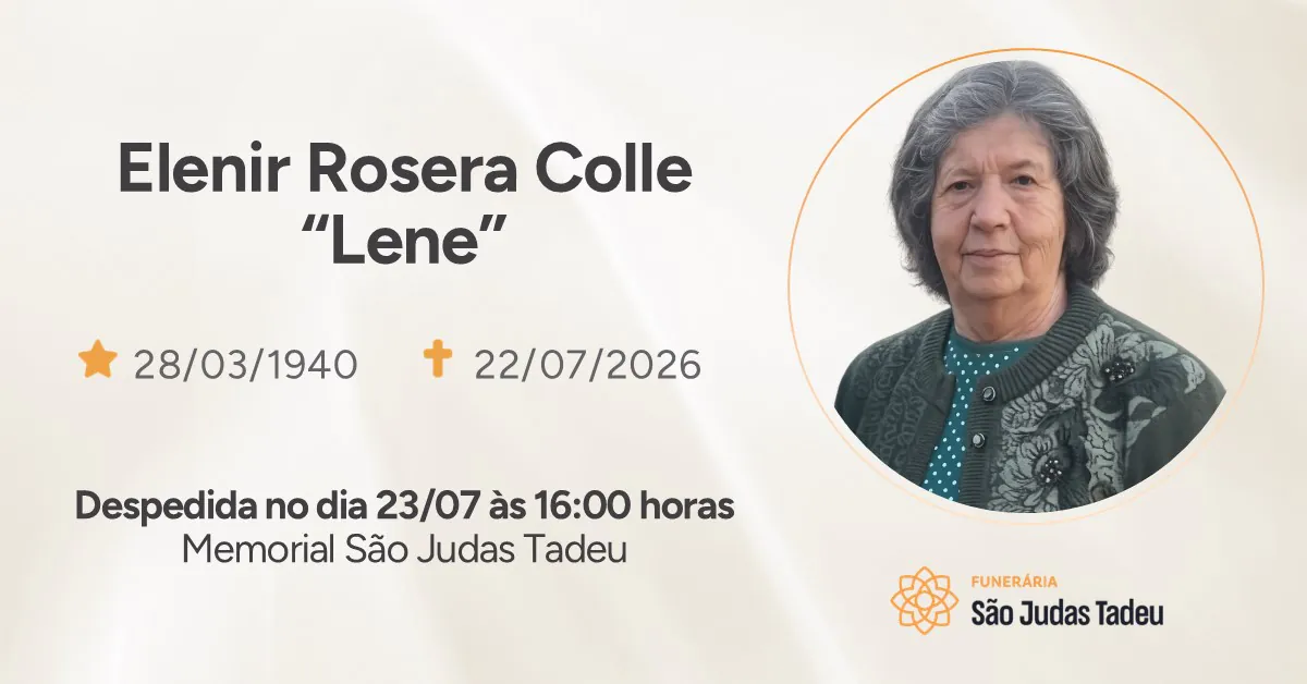 Nota de Falecimento - site