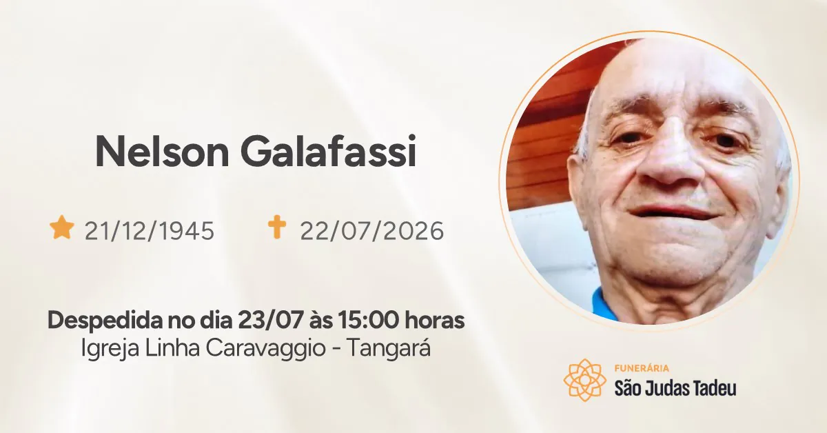 Nota de Falecimento - site
