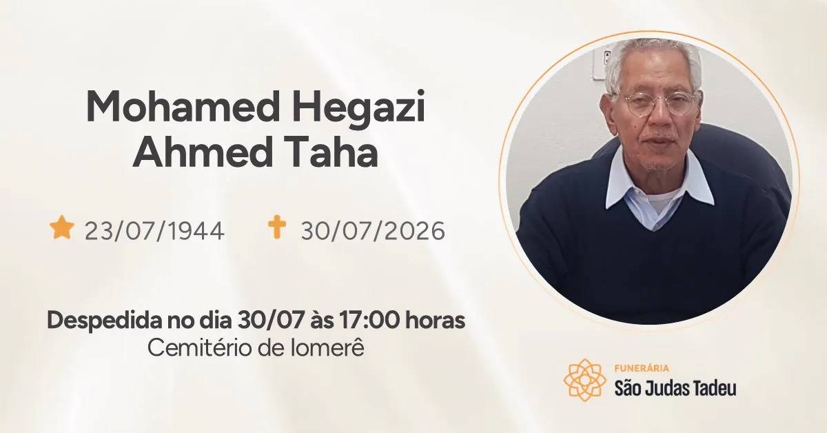 Nota de Falecimento - site