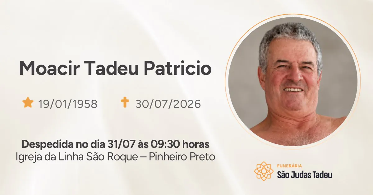 Nota de Falecimento - site