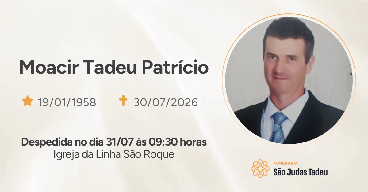 Nota de Falecimento - site