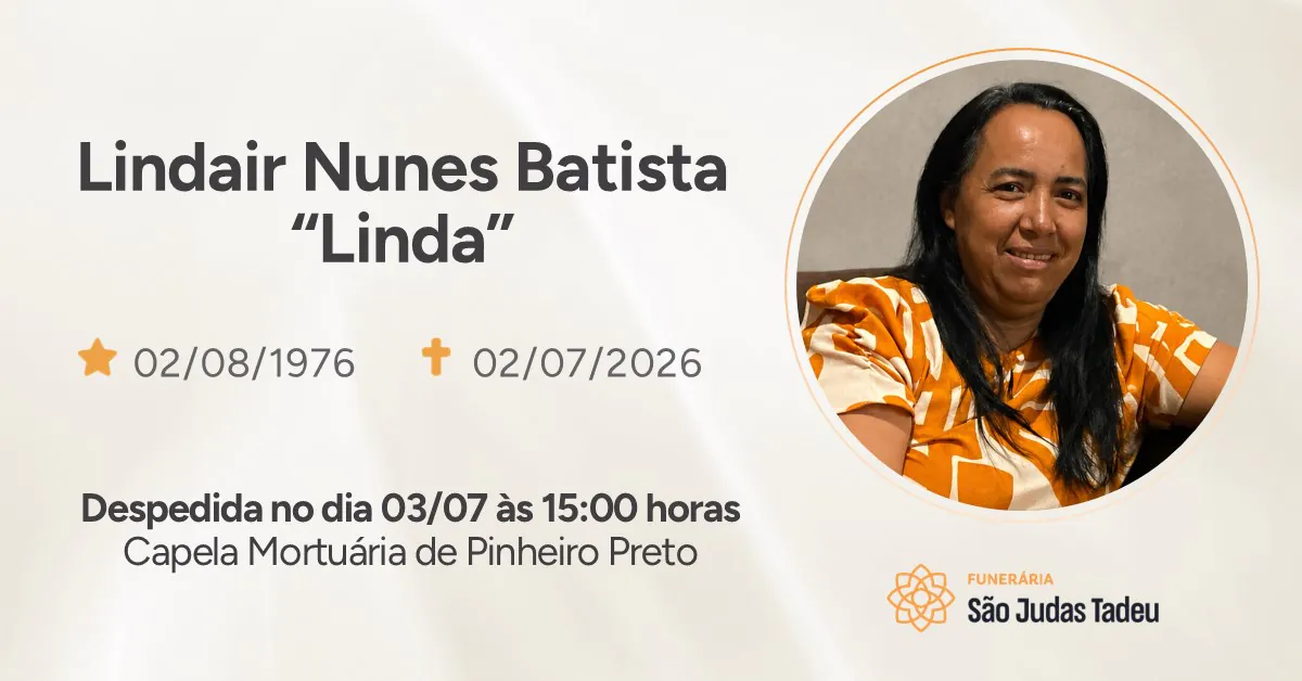 Nota de Falecimento - site