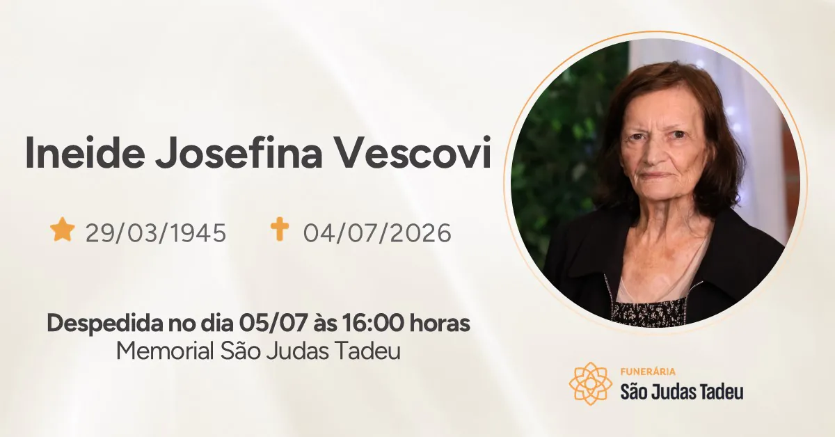 Nota de Falecimento - site