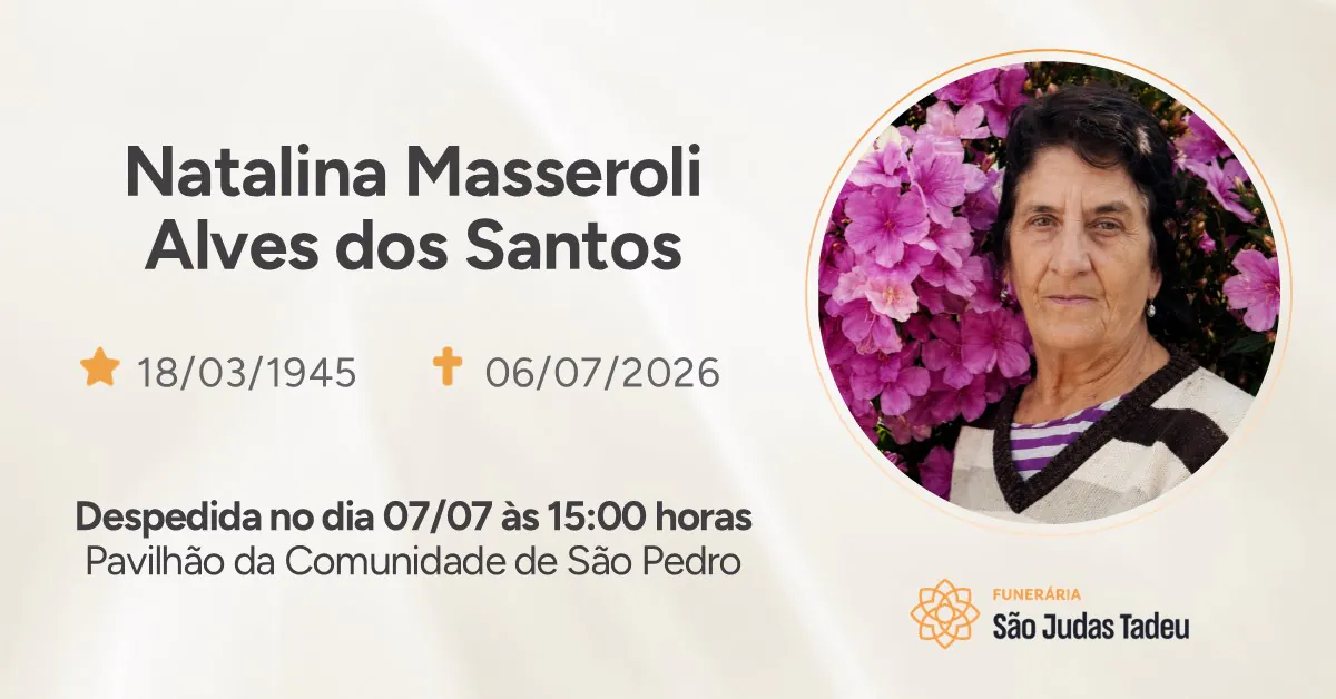 Nota de Falecimento - site