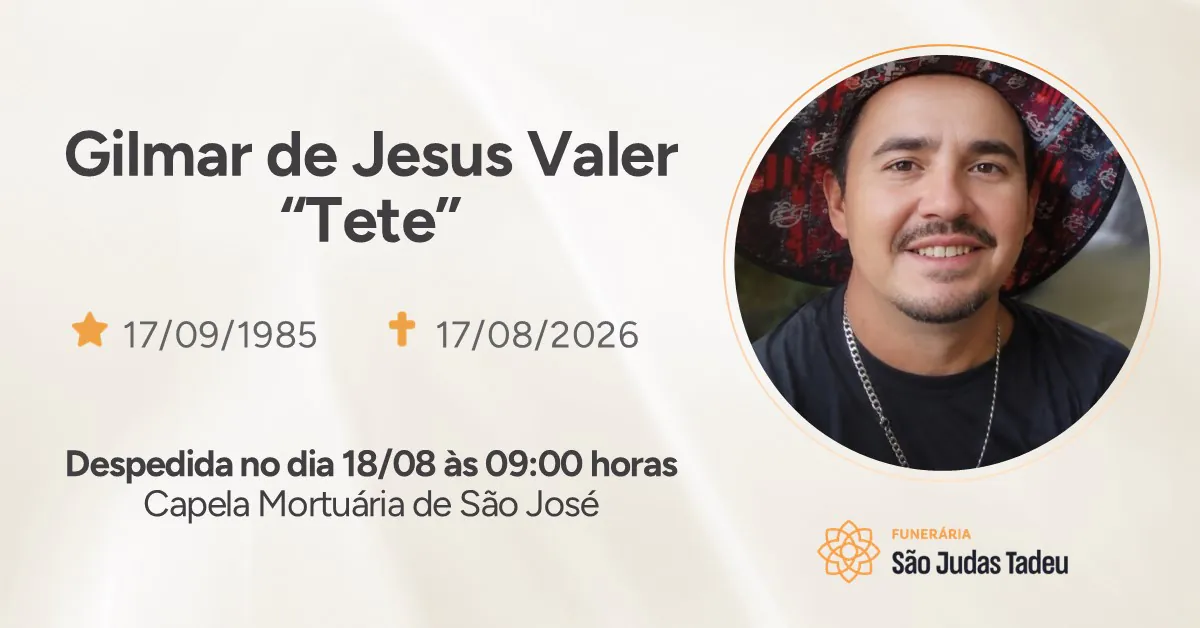 Nota de Falecimento - site