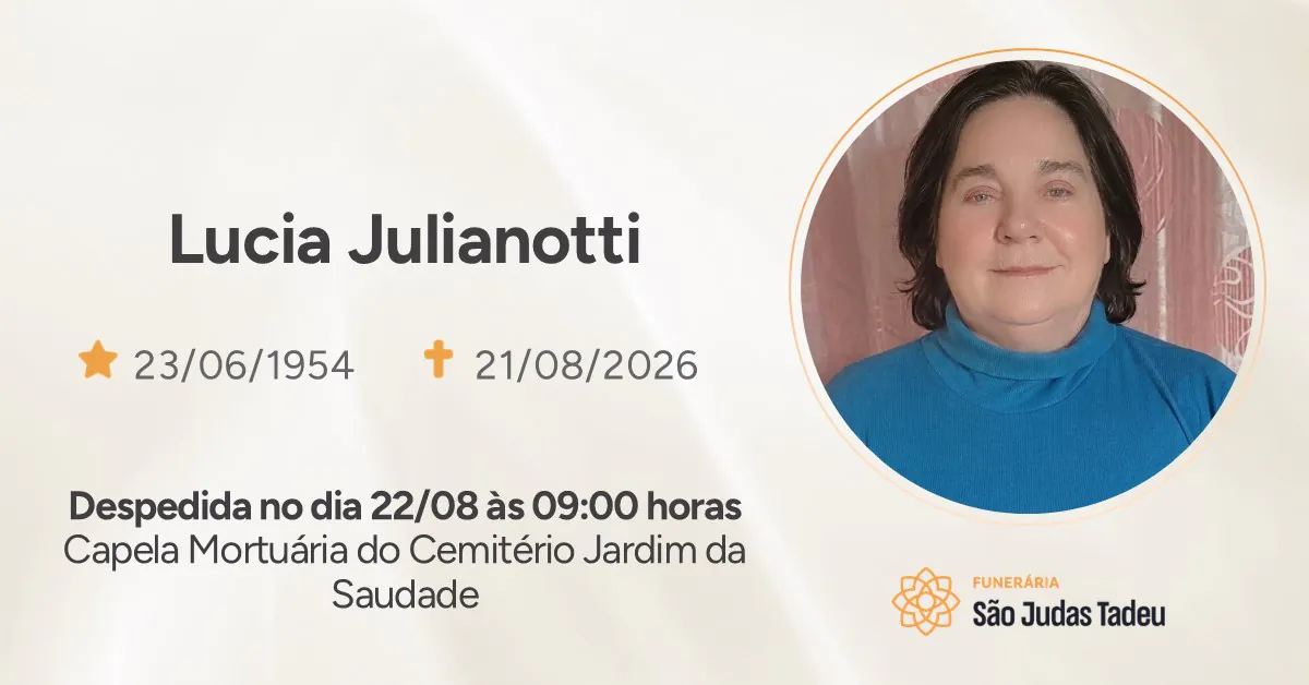 Nota de Falecimento - site