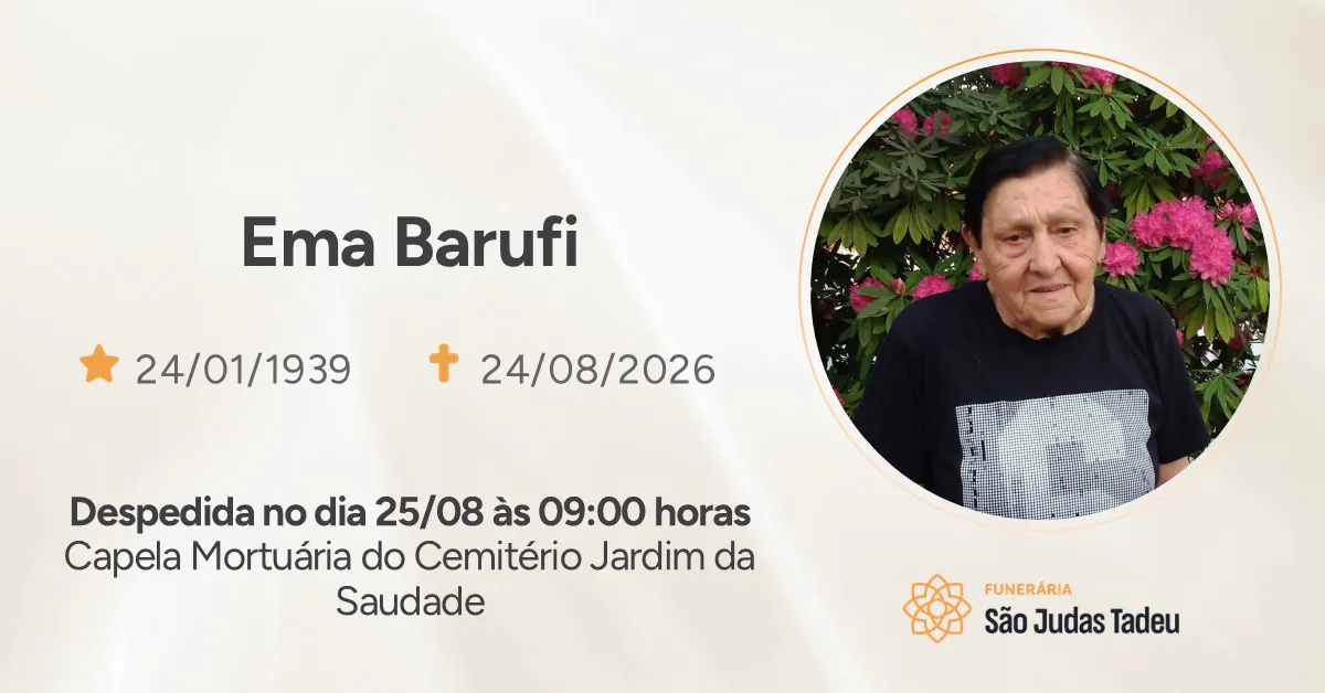 Nota de Falecimento - site