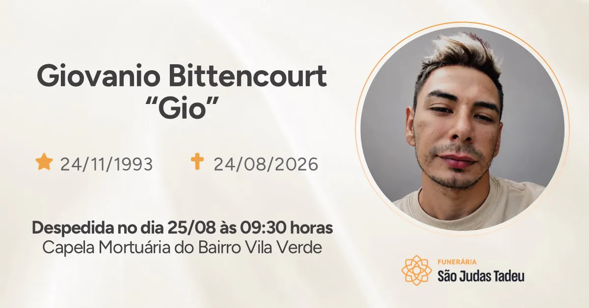 Nota de Falecimento - site