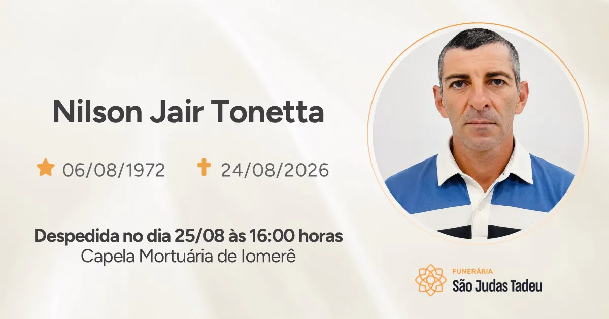 Nota de Falecimento - site