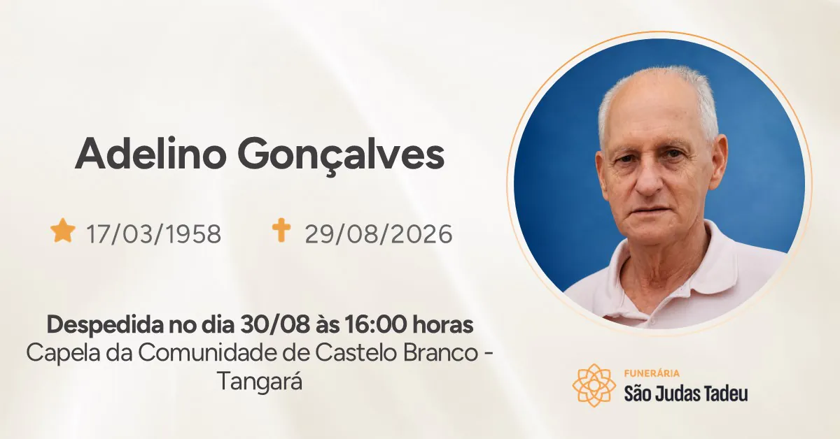 Nota de Falecimento - site