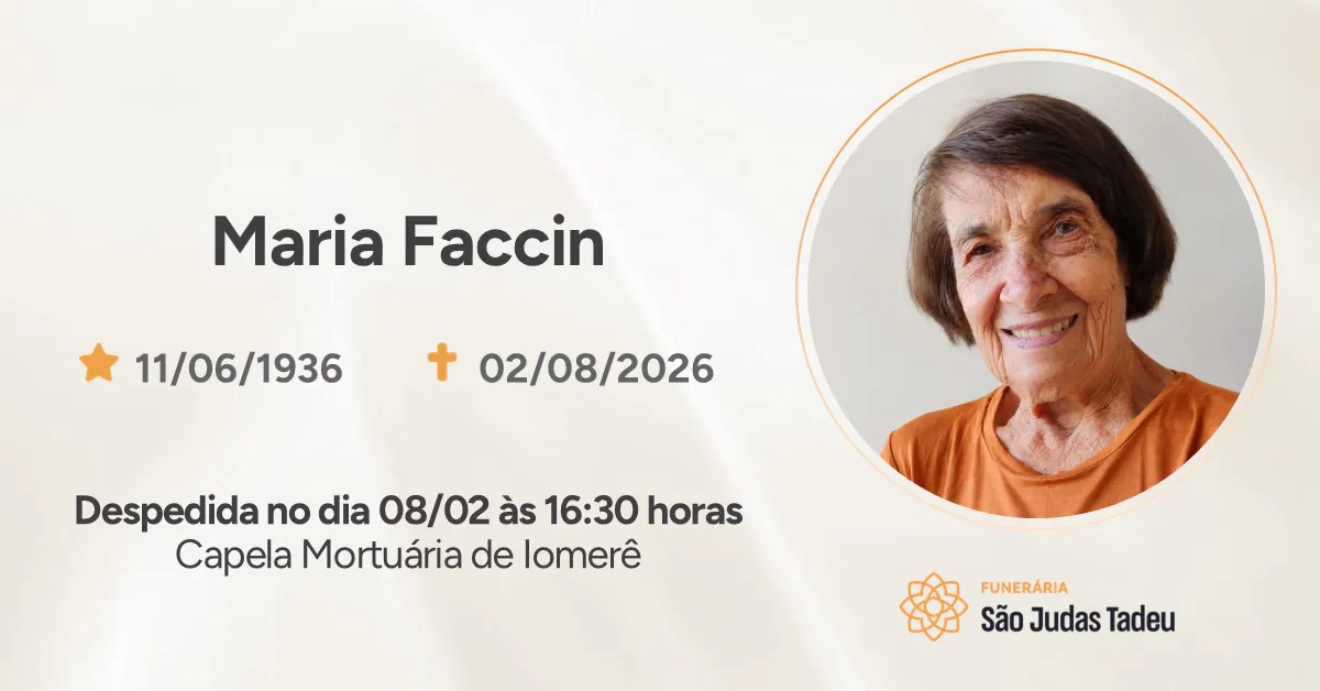 Nota de Falecimento - site