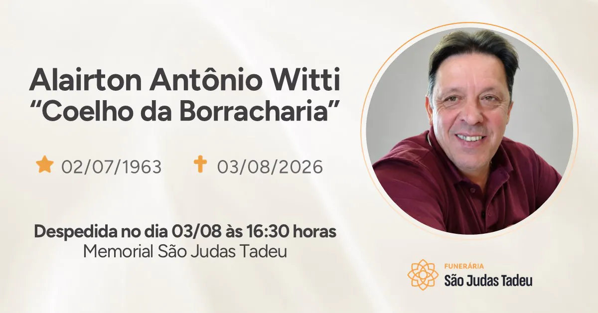 Nota de Falecimento - site