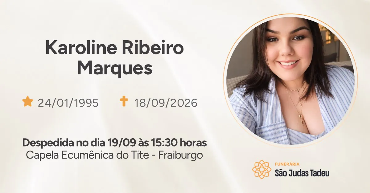 Nota de Falecimento - site