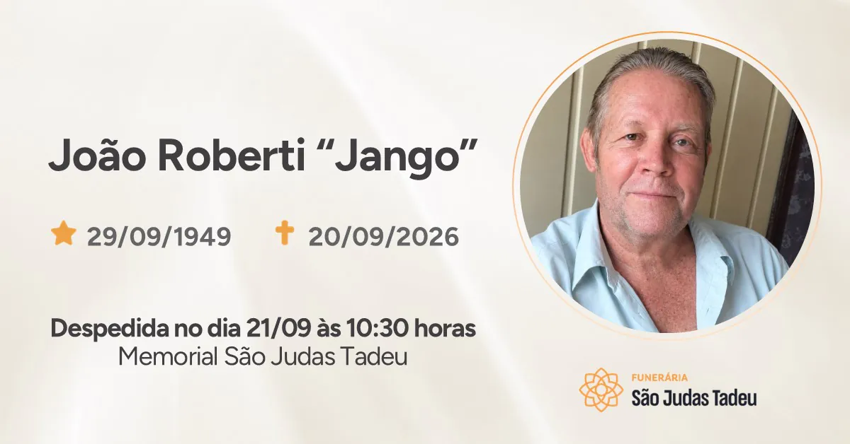 Nota de Falecimento - site