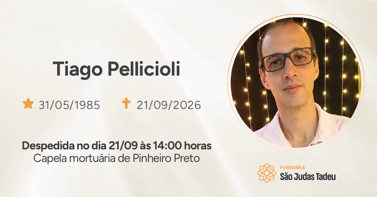 Nota de Falecimento - site