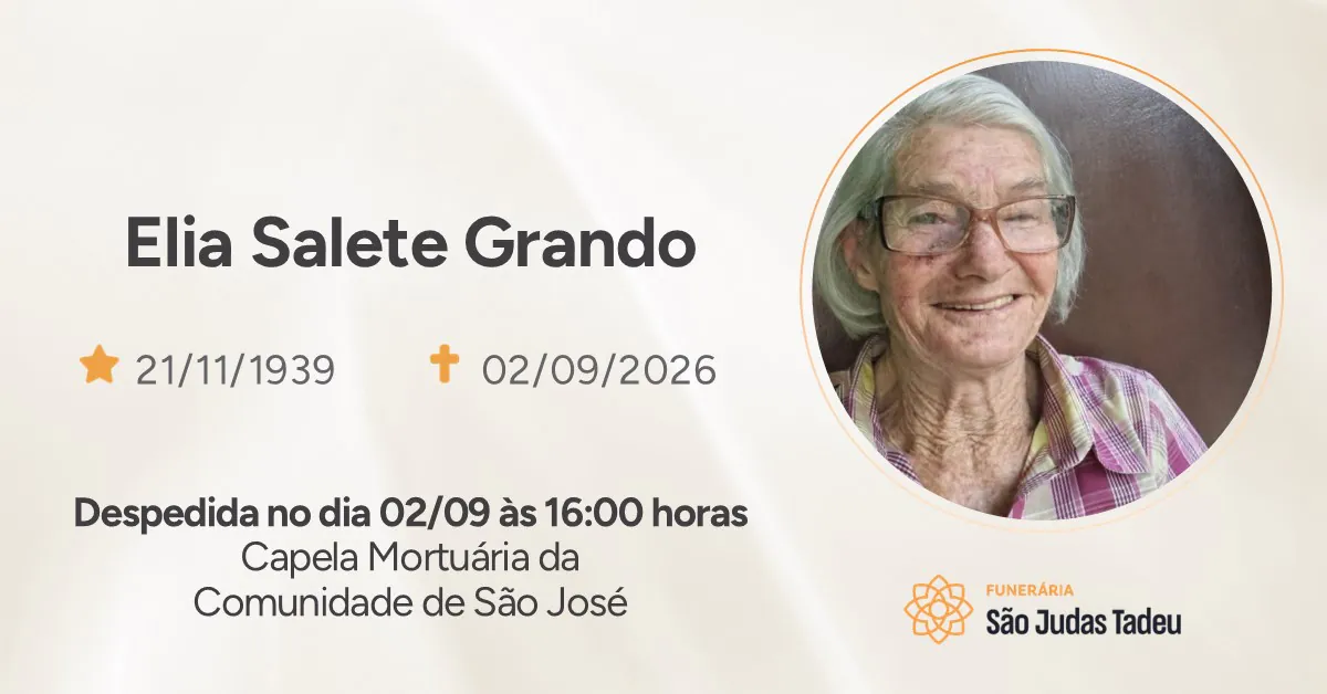 Nota de Falecimento - site