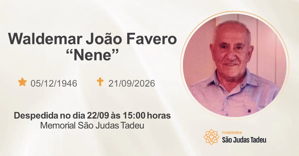 Nota de Falecimento - site