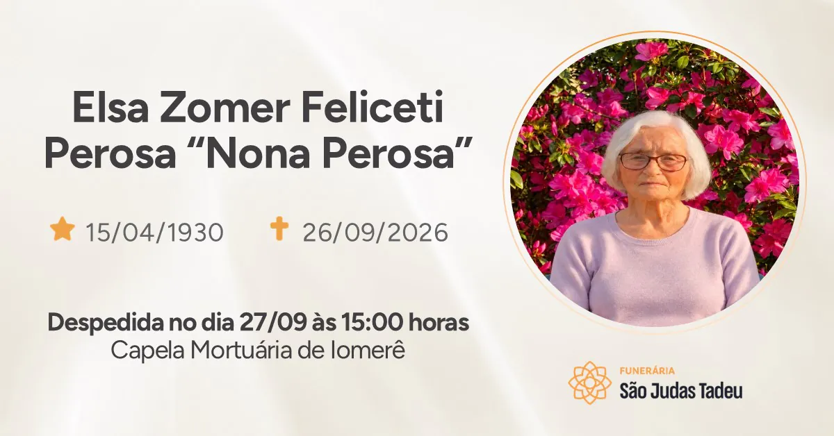 Nota de Falecimento - site