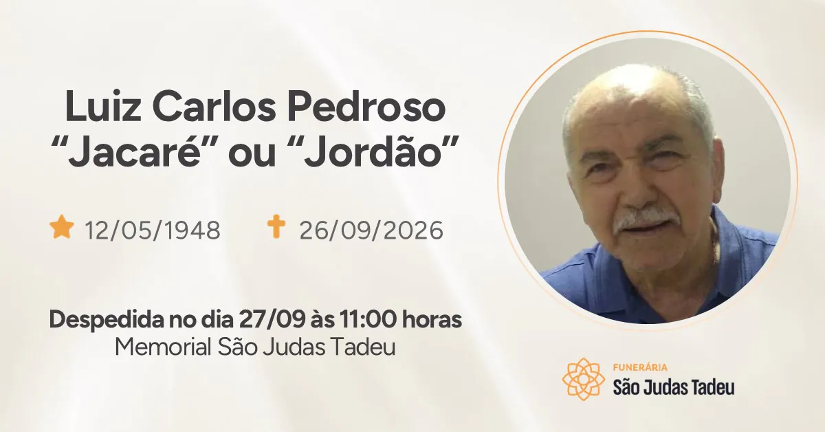 Nota de Falecimento - site