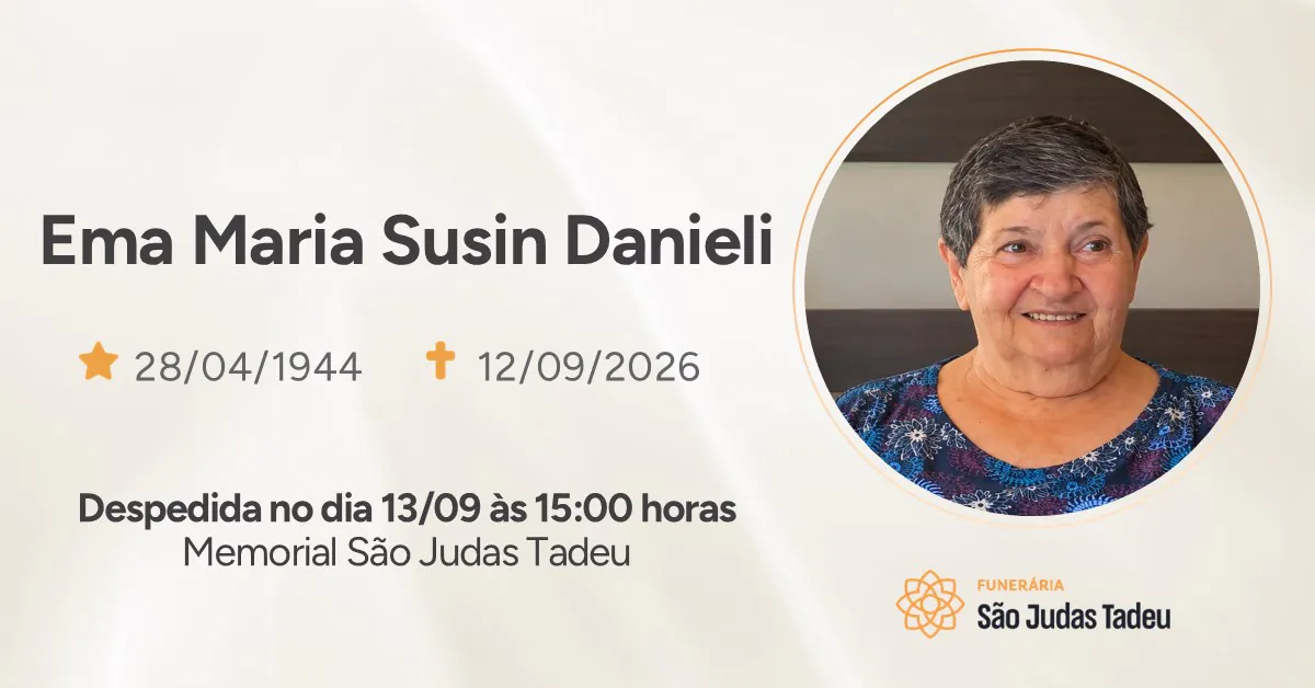 Nota de Falecimento - site