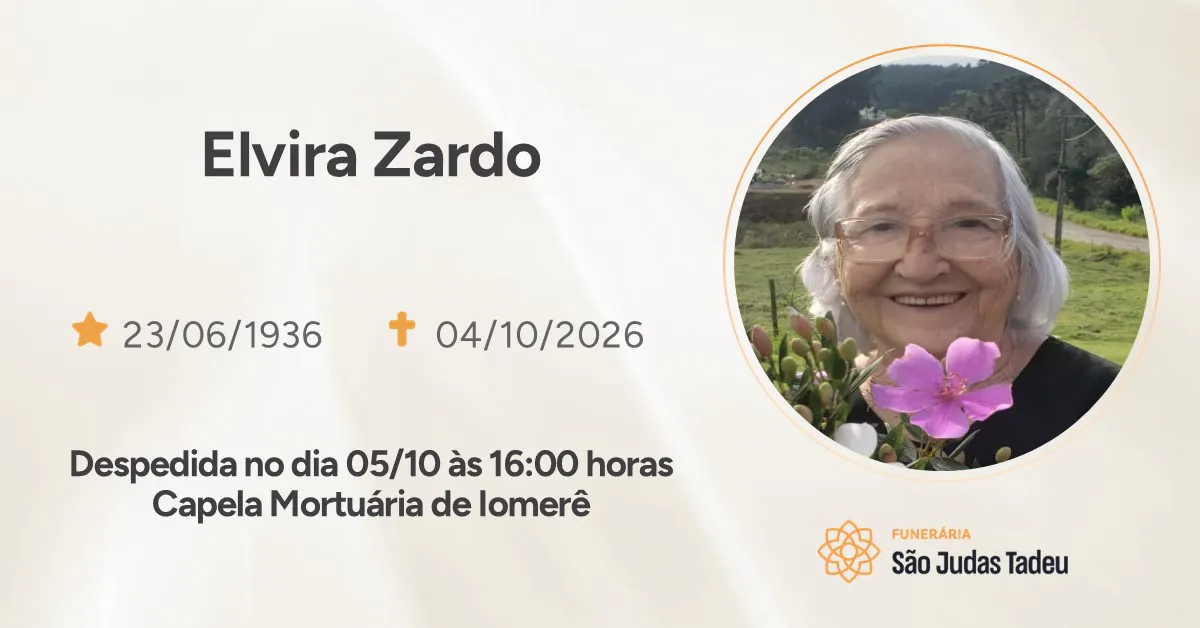 Nota de Falecimento - site