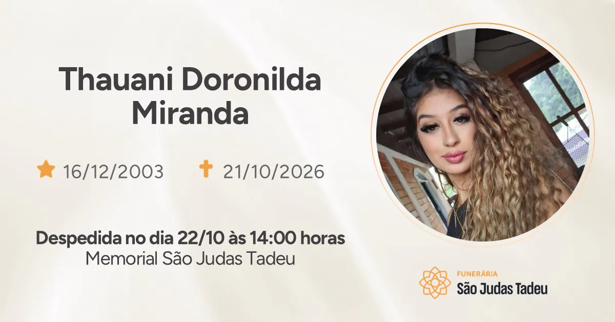 Nota de Falecimento - site