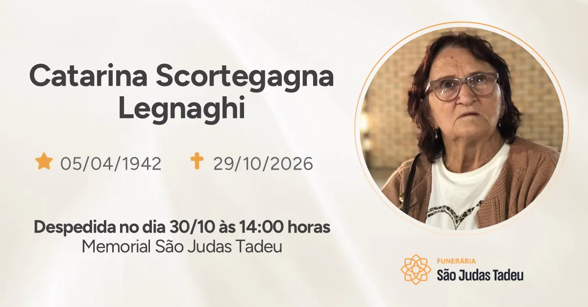 Nota de Falecimento - site
