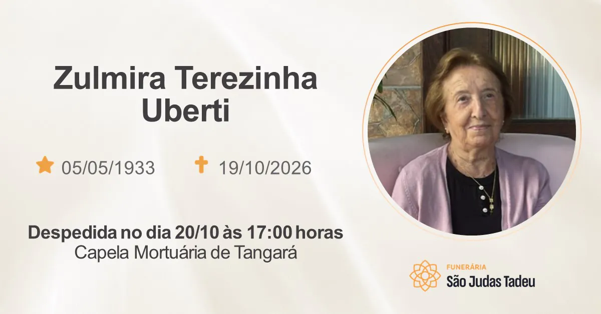 Nota de Falecimento - site