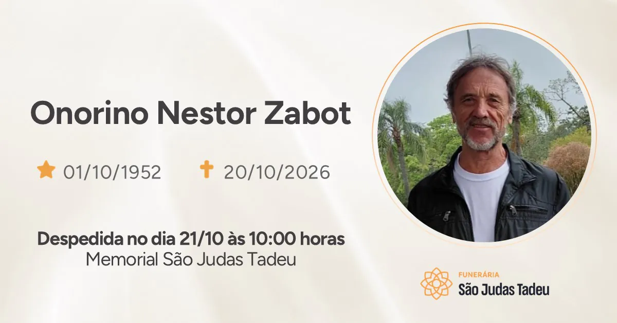 Nota de Falecimento - site