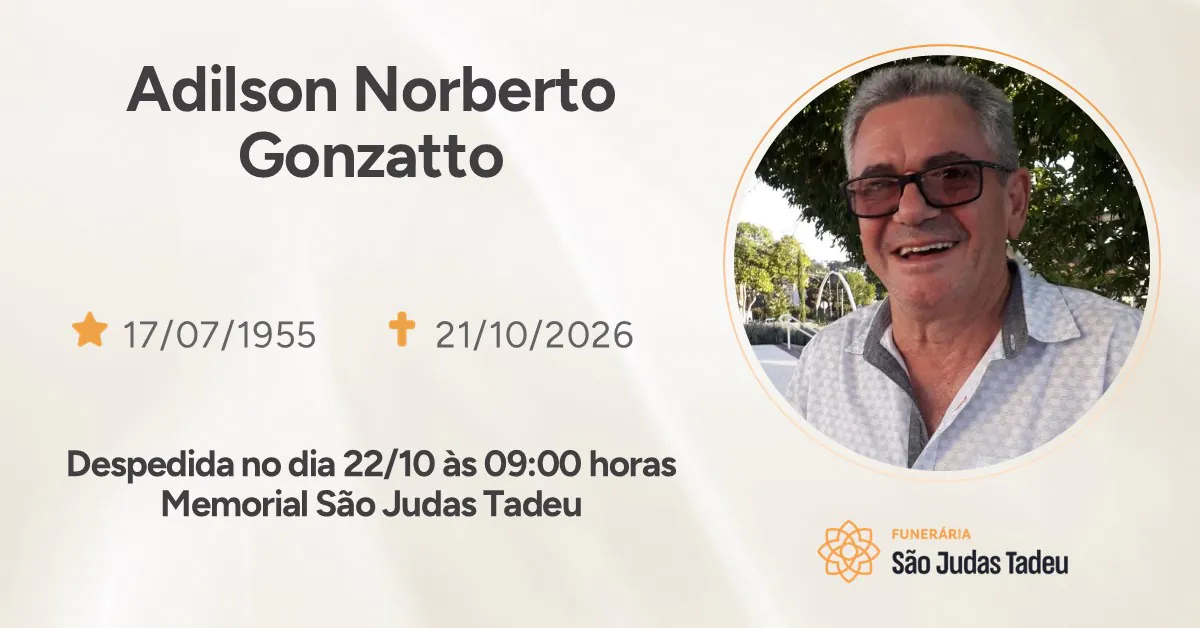 Nota de Falecimento - site